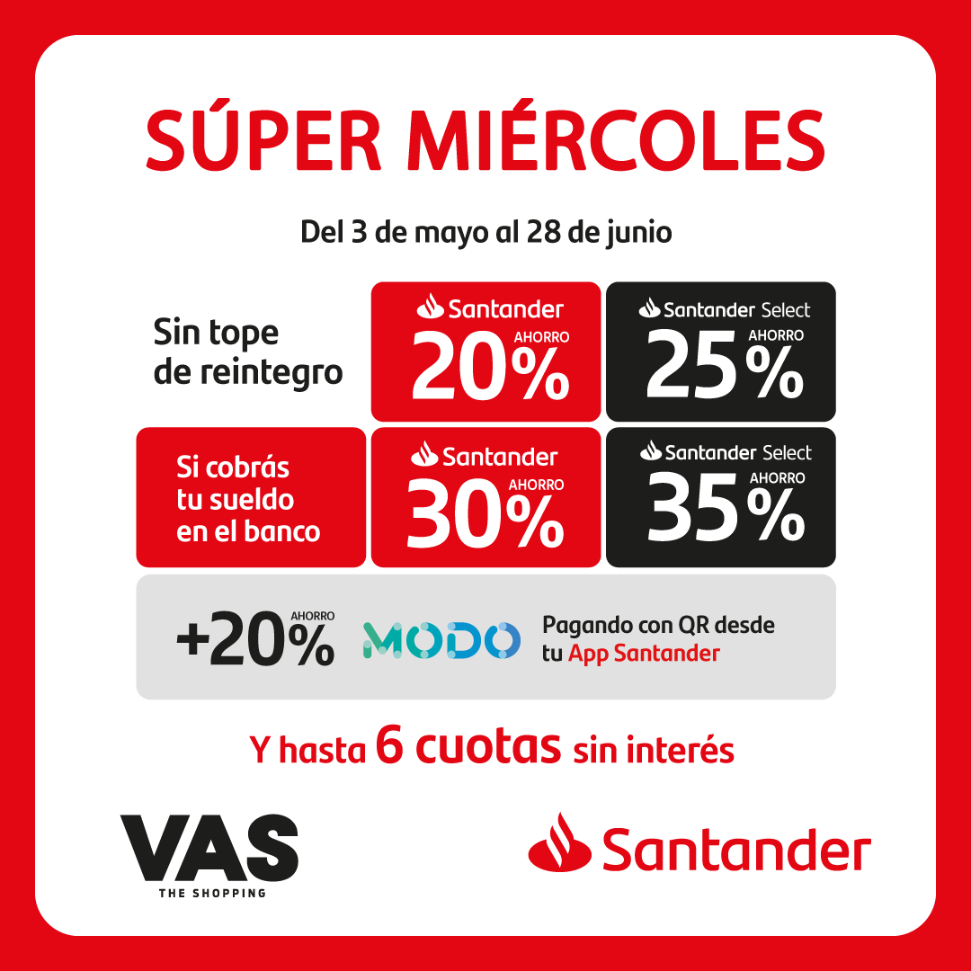 Santander Súper Miércoles