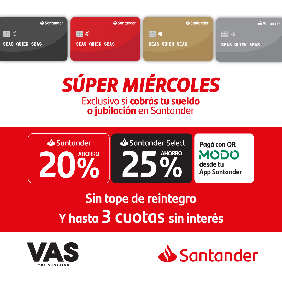 Santander Súper Miércoles